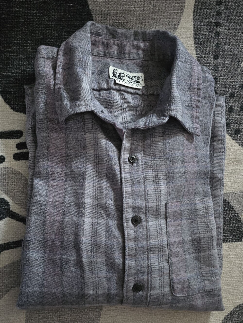 Marmot Fairfax Flannel Plaid Shirt Size S